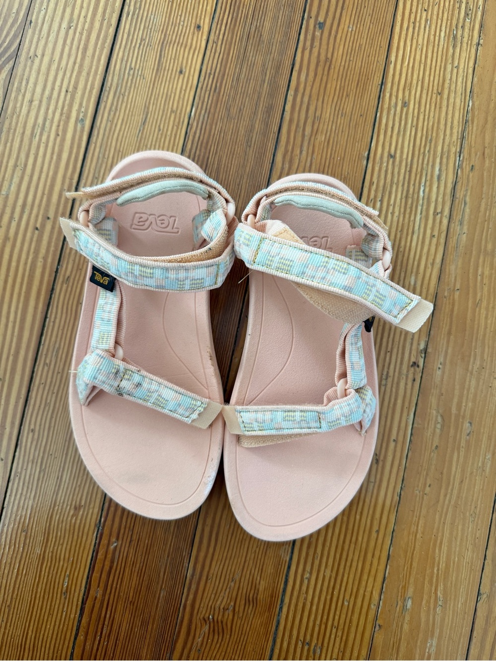 Teva Kids Pink/Peach Hurricane Sandals